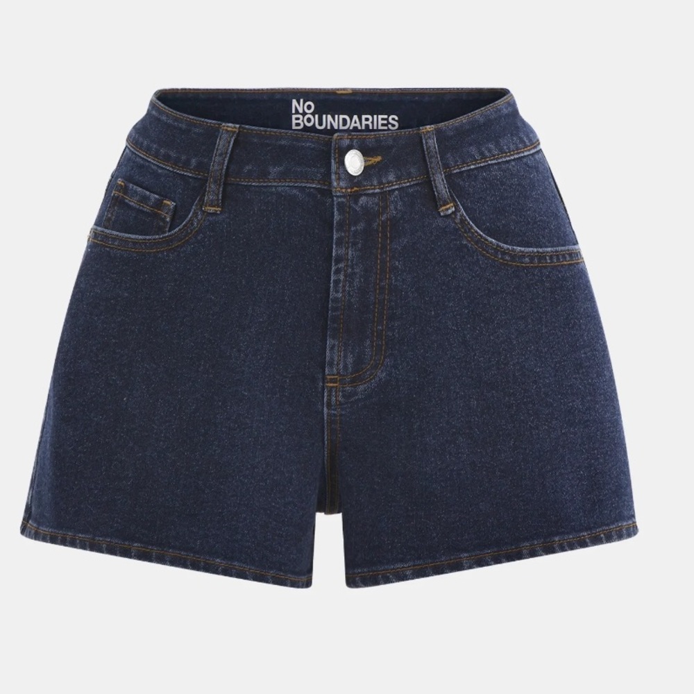 No Boundaries Denim Mom Shorts